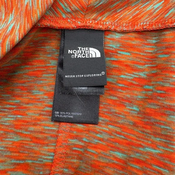 The North Face Cypress Skirt Cinch Ruched Orange Teal Spacedye Women's XL - Picture 5 of 6